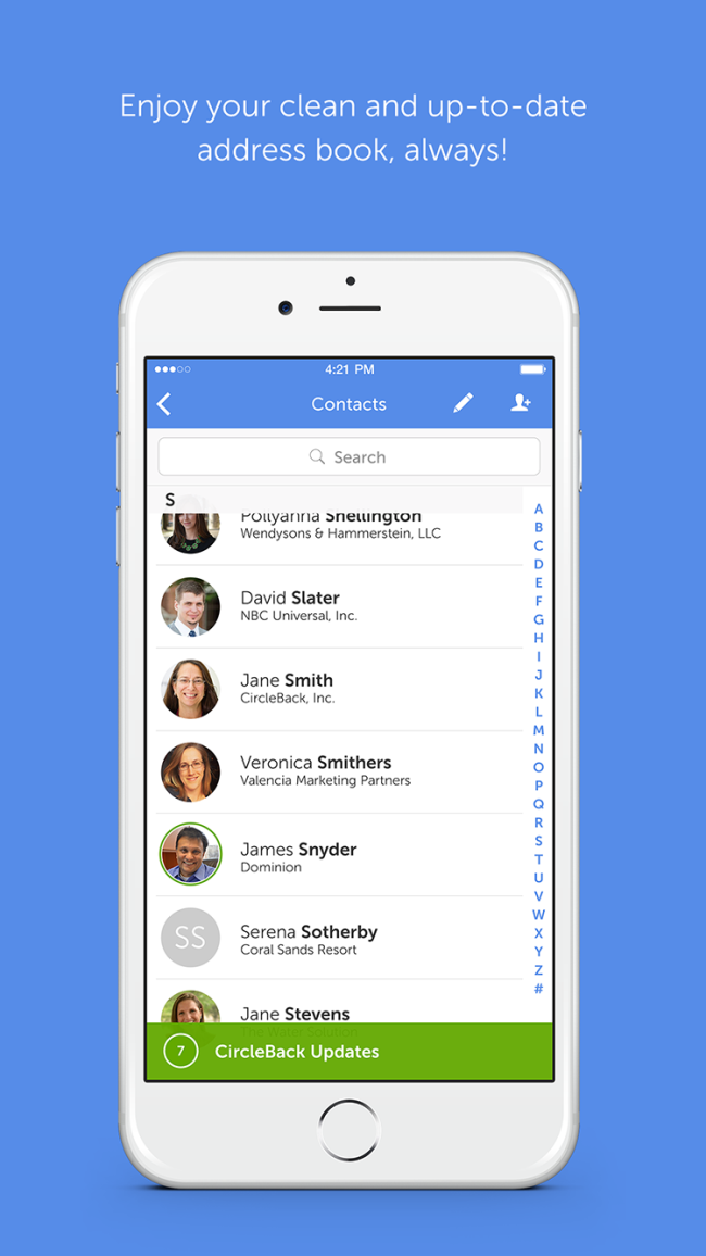 Logo for CircleBack - Clean, Update & Sync Your Contacts