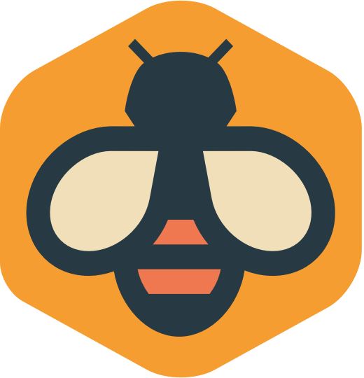 Logo for Beelinguapp: Two Languages Side by Side