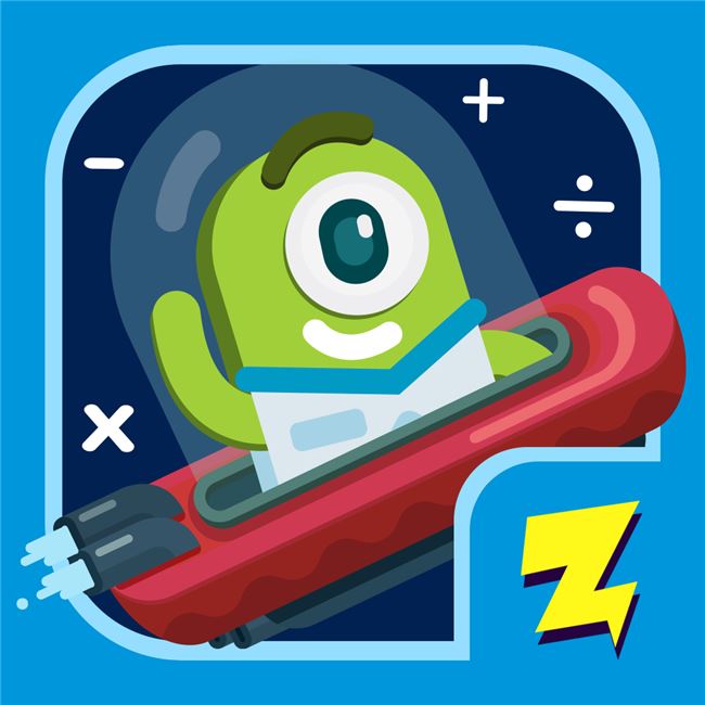 Logo for Zap Zap Math