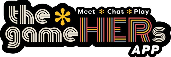 Logo for the*gameHERs app