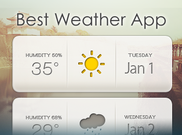 Award Contest: Best Weather App or Widget